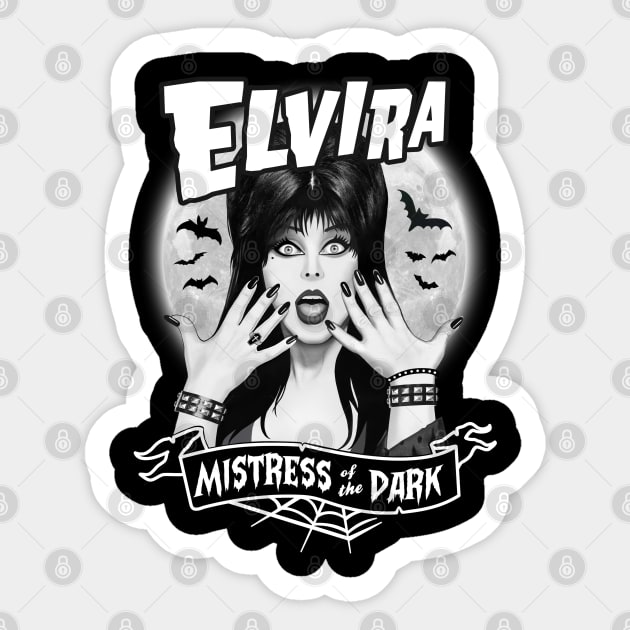 Elvira Sticker by Gothic Rose